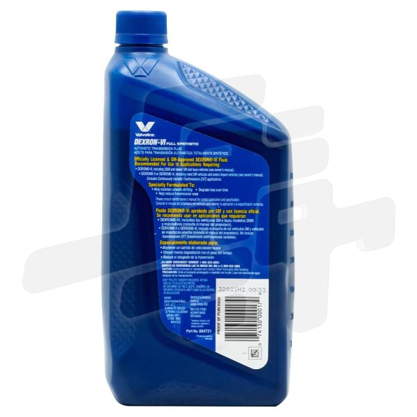 روغن گیربکس والوالین ATF Dexron VI - تصویر 2