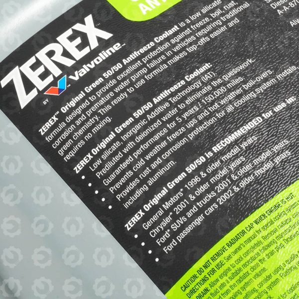 ضد یخ سبز والوالین Zerex Original Green - تصویر 3