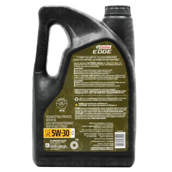روغن موتور کاسترول Edge 5W-30 C3 - تصویر 2